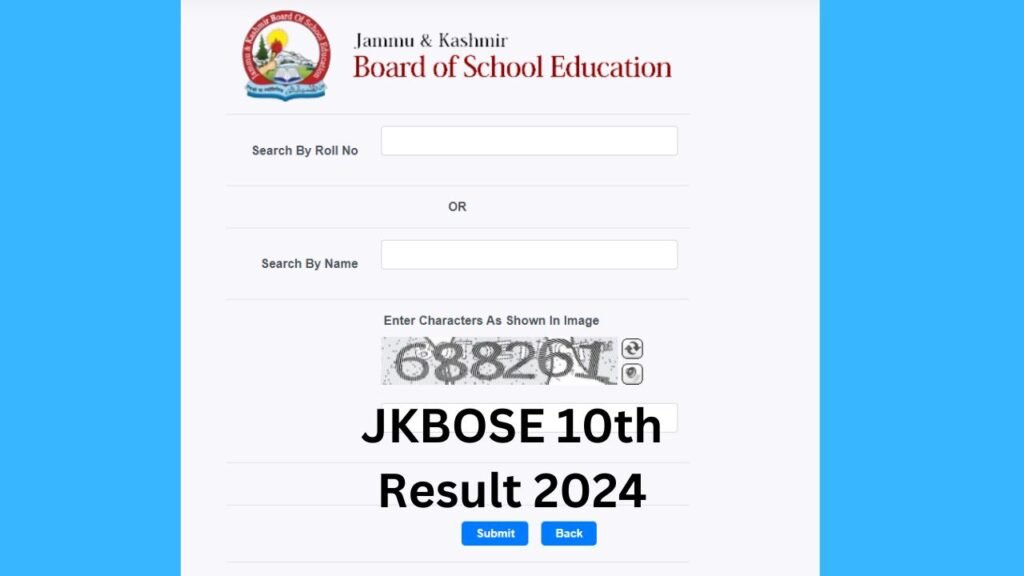 JKBOSE 10th Result 2024