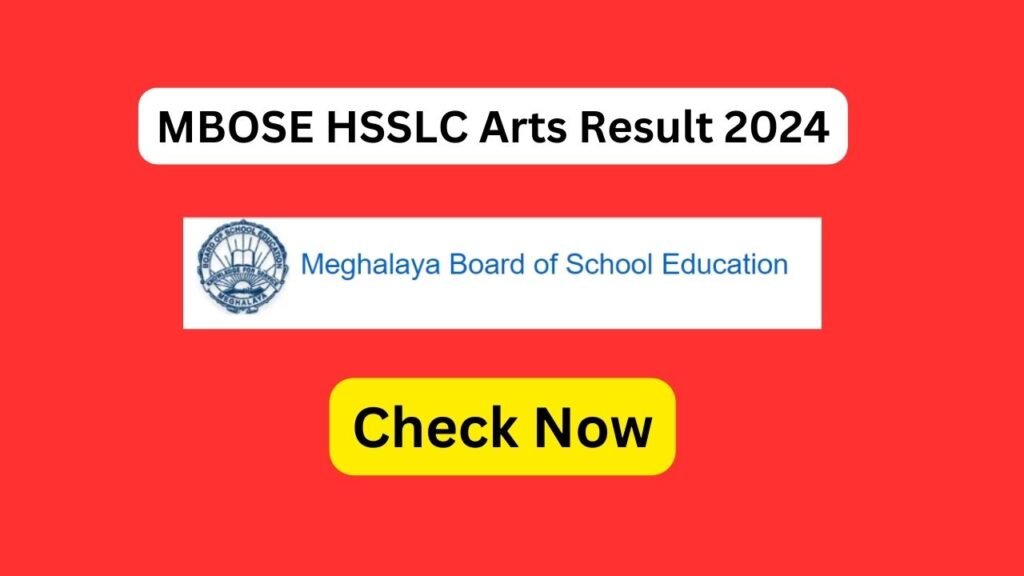 MBOSE HSSLC Arts Result 2024