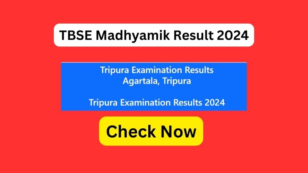 TBSE Madhyamik Result 2024 