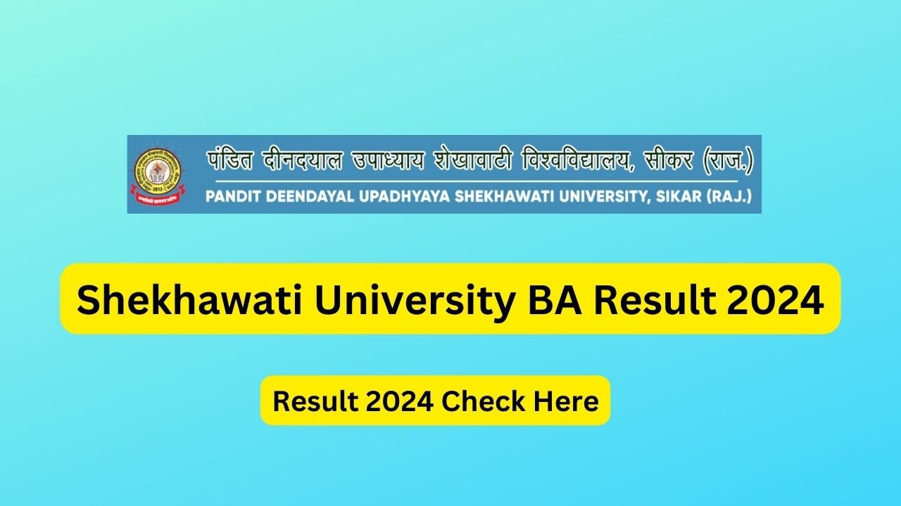 Shekhawati University BA Result 2024